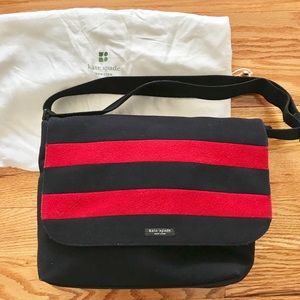 Kate Spade Striped Messenger Bag